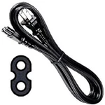 Vericom XPS06-01389 Non-polarized 2 Slot Power Cord (nema 1-15 To C7 Amp). Fixed Price $6.99.