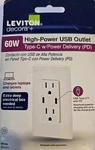 Leviton Decora 15 Tamper Resistant Duplex Outlet With 60W Usb-c Power Delive. Fixed Price $64.99.