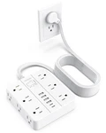 Flat Plug Power Strip Surge Protector, Extension Cord Indoor 20 FEET，. Fixed Price $59.26.