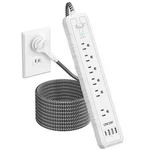 Lencent 2 Prong Power Strip, 3 To Outlet Adapter, Two Surge Pro.... Fixed Price $37.67.