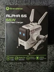 Gravastar - 65W ALPHA65 Robot Fast Gan Charger Block White New. Fixed Price $62.99.
