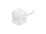 Belkin 3-OUTLET Power Cube With 5-FOOT Cord And Usb-a Ports SRA006P3TT5. Fixed Price $21.90.