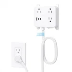 Trond Power Strip, Ultra Thin 5FT-FLAT Plug, White. Fixed Price $32.32.
