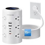 Tower Power Strip With Dedicated Pd 20W Fast-charging Port, 12 Outlets, 5 U.... Fixed Price $70.00.