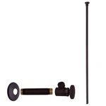 Westbrass A103KFH-62 1/2" Ips X 3/8" Od 20" Flat Head Riser Supply Line Kit. Fixed Price $61.92.