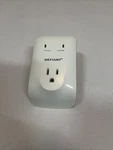 1-OUTLET Wall Mounted Surge Protector, White. Fixed Price $10.95.