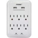 Prime Line PBUSB346S 125 V 6-OUTLET & 3.4A 2-USB Charger With Surge Protectio.... Fixed Price $27.79.