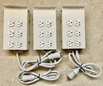 Lot Of 3 Power Strip Hospital Grade 8 Hubbell Outlets. Fixed Price $49.99.