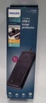 1X Philips 6-FT 7-OUTLET Surge Protector, Usb-a, Usb-c, 15W, 1500J. Fixed Price $31.60.