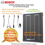 Bosch Plug-n-power Watt Mono Solar Panel + $8 Adaptor 12V Battery Rv Boat. Fixed Price $49.99.