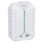 6 Outlet Surge Protector With Usb Ports Wall Charger Extension Strip Led Ni. Fixed Price $34.32.