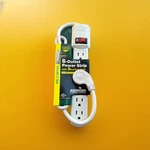 Electricord H-1185-003-WH 6 Outlet Power Strip White 10 Unit. Fixed Price $102.07.