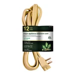 Go Green Power Inc. 12FT Appliance Cord Beige - 14/3 Spt Heavy Duty Grounded .... Fixed Price $21.76.