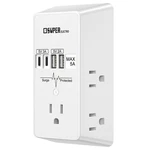 Outlet Extender, Usb Wall Charger Surge PROTECTOR,5 With 4 Us.... Fixed Price $17.48.