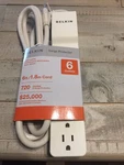 Belkin (BE10600006-CM) 720 Joules Commercial 6-FT. 6-OUTLET Surge Suppressor. Fixed Price $19.99.