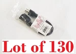 Monoprice 5296 Black Grounded 1' Ext Cord 12" Power Strip Liberator Lot 130 New. Fixed Price $149.98.