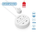 Ntonpower Wall Mountable Usb Strip With Ports 3 Outlet Plugs. Fixed Price $16.99.