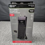 Commercial Electric 12 Outlet Surge Protector 15FT Usb A/c 4500J New. Fixed Price $35.99.