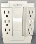 Nwob Cyberpower GT600P Ac Outlet Swivel Grounded Electrical Wall Tap 15A 125V. Fixed Price $17.50.