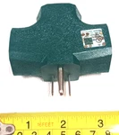 Wall Tap 3 Way Outlet Plug Adaptor 15 Amp 125 Volt 1875 Watt. Fixed Price $6.75.