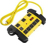 Heavy Duty Power Strip With Usb, Workshop 8 Outlet Surge Protector 2700 Joules,. Fixed Price $38.61.