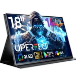 Uperfect 18.0" 2K 1500:1 Hdr Portable Monitor Ips 2560*1600 Hdmi Usb 144HZ Qhd. Fixed Price $125.99.
