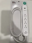 Deal Worthy Surge Protector Power Strip 4 Outlets Usb-a Usb-c On/off White. Fixed Price $9.90.