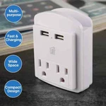 Lax Gadgets 2-OUTLET/2-USB/FAST Charger/surge Protector, 540-J, New, Ships Free. Fixed Price $25.00.
