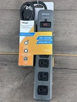 Woods Heavy Duty 3FT Metal Surge Protector With 6 Outlets, Black. Fixed Price $21.99.