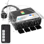 Smart Heavy Duty Outdoor Power Strip Wifi Plug Water-resistant Socket, Electr.... Fixed Price $56.85.