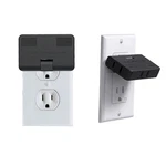 Etwincoo 3-WAY Flat Wall Outlet Extender & Splitter, 2-PRONG Swivel Black. Fixed Price $8.74.