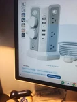 Passus Surge Protector Power Strip Tower With 12 Ac Outlets. Fixed Price $15.50.
