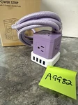 Tech Impressions Power Strip Cube 5 Ac Outlet & 4 Usb Surge Protector Purple. Fixed Price $23.25.