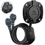 20AMP 125V Ac Port 12AWG Rv Shore Power Inlet 20" Extension T-plug Adapter. Fixed Price $21.90.