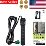Gogreen Power 6 Outlet Surge Protector 250 Joules Black 12FT Cord Mountable. Fixed Price $30.31.