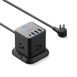 Bestek Power Strip With Usb, Vertical Cube Mountable Outlet Black. Fixed Price $37.66.
