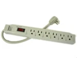 6 Outlet Power Electrical Wall Plug Socket Surge Protector Strip Switch Beige. Fixed Price $17.75.