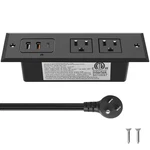 Cccei Recessed Power Strip With 20W Usb Port, Fast Charging Desk Ou. Fixed Price $24.29.