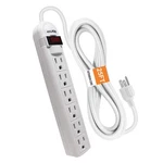 6 Outlet Surge Protector, 25 Ft, Standard, White. Fixed Price $44.94.