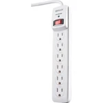Woods 6-OUTLET 900J White Plastic Surge Protector Strip With 3 Ft. Cord 41497. Fixed Price $20.02.