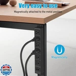 Hhsoet Wall Magnetic Power Strip, Under Desk 6 Outlet Mountable Socket,.... Fixed Price $44.99.