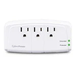 Cyberpower CSB300W Essential Surge Protector, 900J/125V, Outlets, Wall Tap. Fixed Price $17.59.