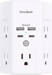 Multi Plug Outlet Extender, Power Strip Surge Protector With 4 Usb Charging Port. Fixed Price $13.89.