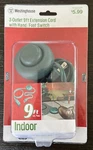 Westinghouse 3-OUTLET Lighted Tapper Cord. Hand/foot Switch 9FT Indoor New!. Fixed Price $21.99.