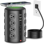 Power Strip Tower Surge Protector, Tentrend 16 Outlets And 5 Ports (2 Usb-c). Fixed Price $37.28.