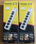 2 Of Hubbell Surge Protective Spikeshield Tvss Plug Strip Metal Outlet 6' Cord. Fixed Price $37.77.