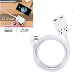 Usb Charging 12 Ft Extension Cord, Station, Surge Protector. Fixed Price $26.49.