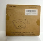 Nuozhi Power Strip Ac Outlets And Usb A+1 Port Model ZN-703. Fixed Price $19.99.