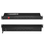 19" 1U Pdu 12 Outlets Rack Mount Power Strip Surge Overload Protection. Fixed Price $42.99.