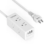 2 Prong Power Strip, Toprek 3 Outlet Adapter, 1440J .... Fixed Price $31.36.